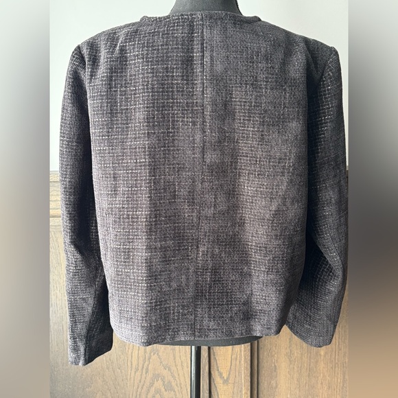 Elegant Black Women's Jacket with gold buttons size XL - Picture 5 of 8